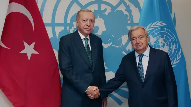 cumhurbaskani erdogan abdde guterres ile gorustu j1WVhihD